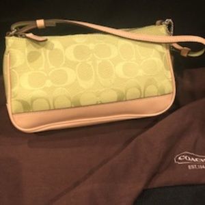 COACH - Lime and Tan Demi